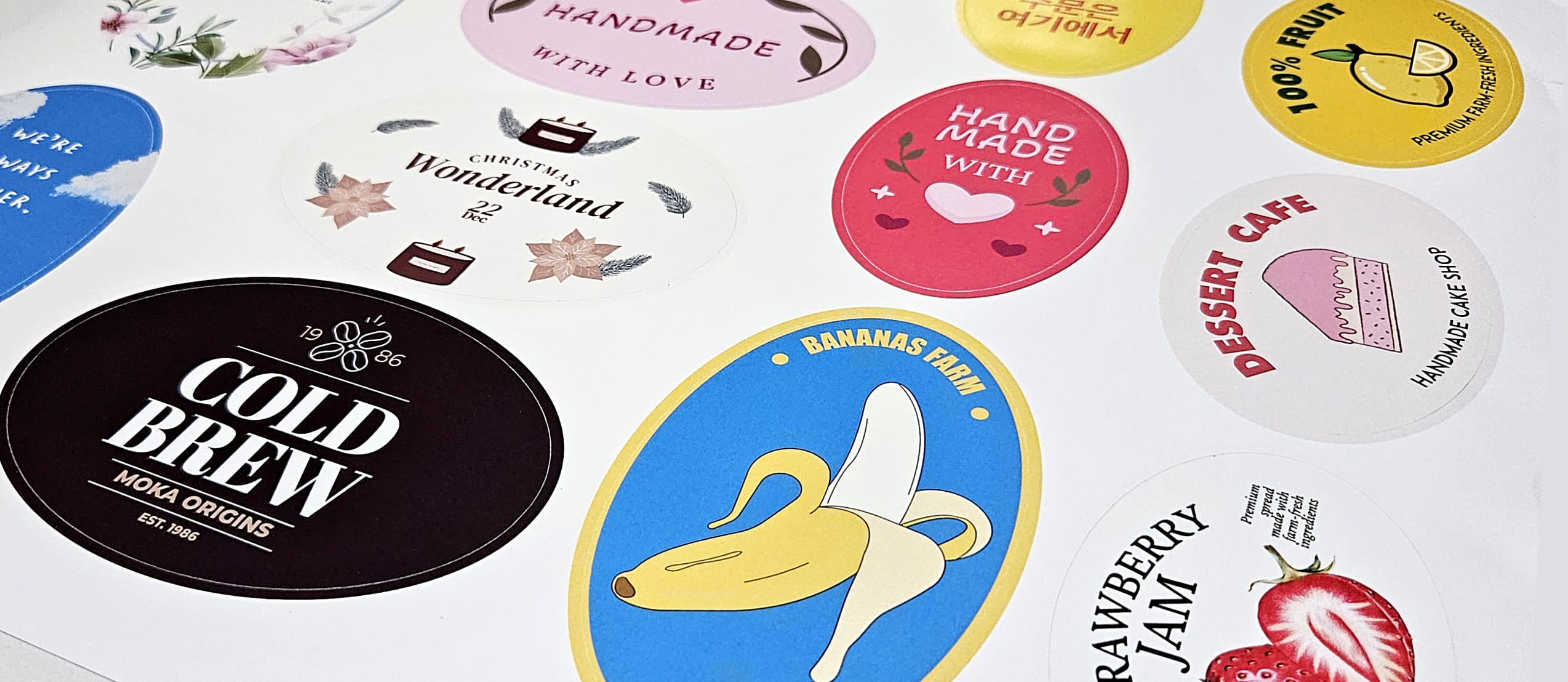원형 스티커